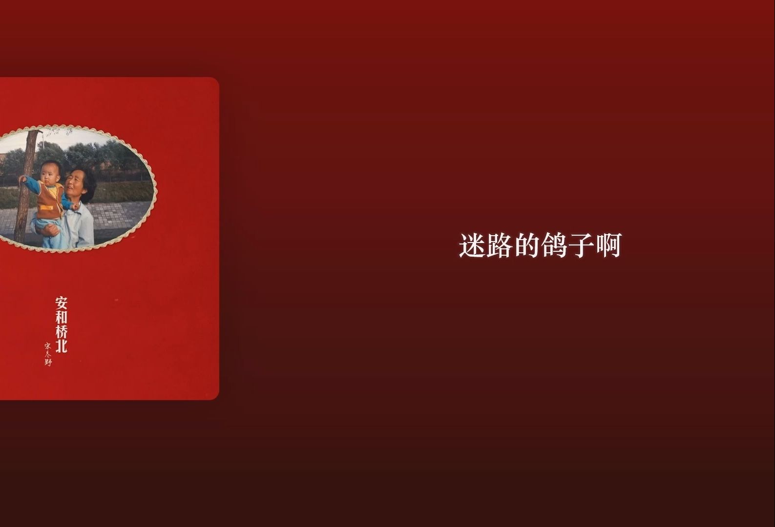 安河桥北-鸽子-宋冬野-hi-res