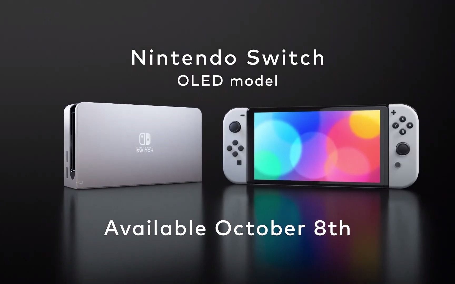 任天堂Switch新机型OLED model 10月8日发售哔哩哔哩bilibili