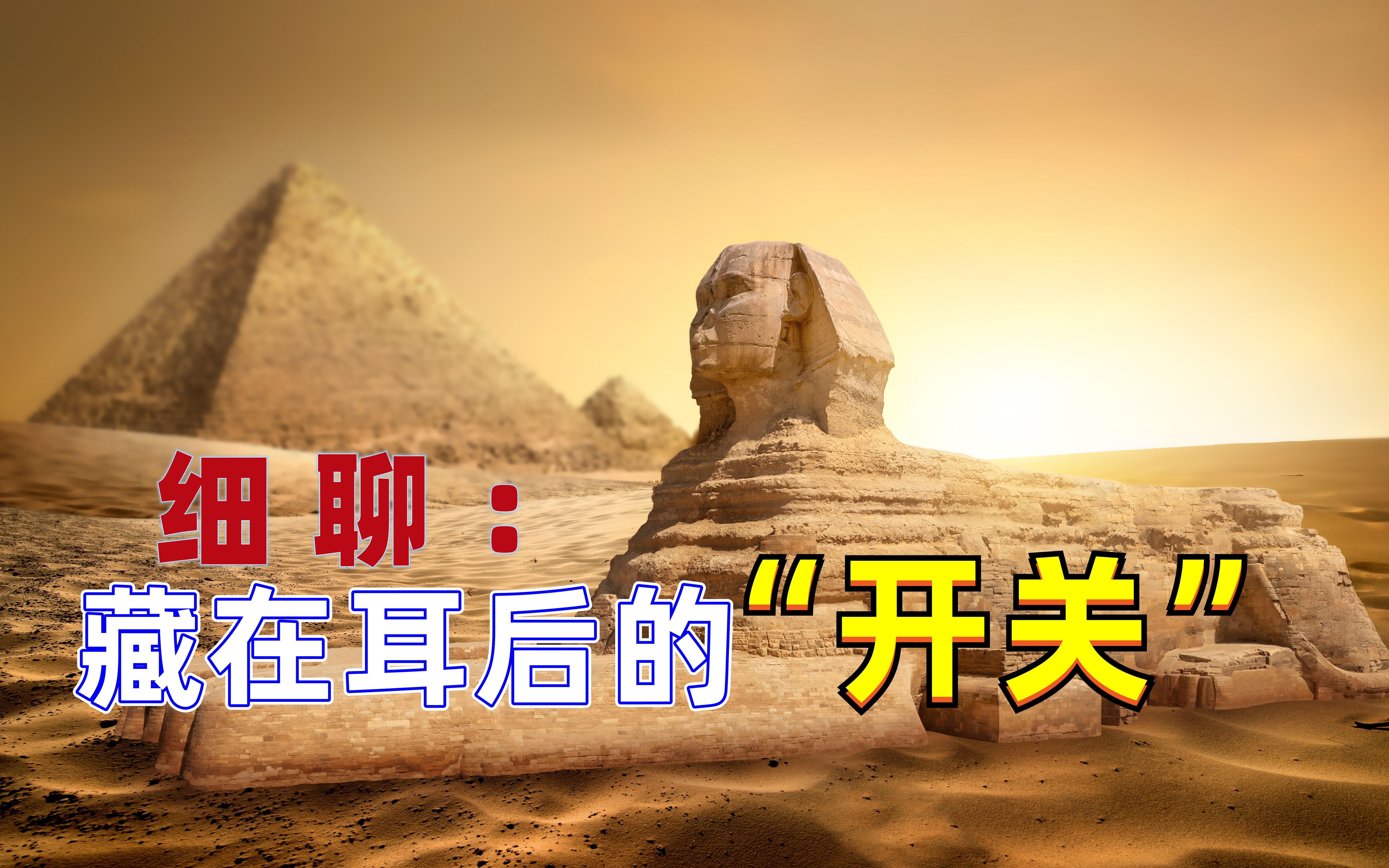 比金字塔还要古老、夸张的——狮身人面像!究竟藏着哪些秘密?哔哩哔哩bilibili