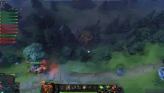 DOTA2五号位辅助13杀炸弹人遨游鱼塘，快乐炸鱼（传说中的水视频）