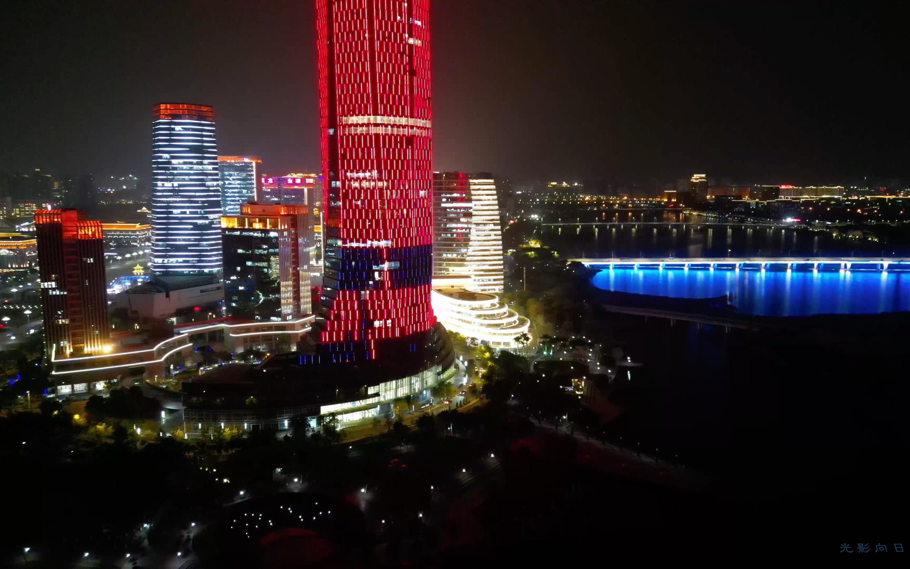 杏林湾商务营运中心夜景