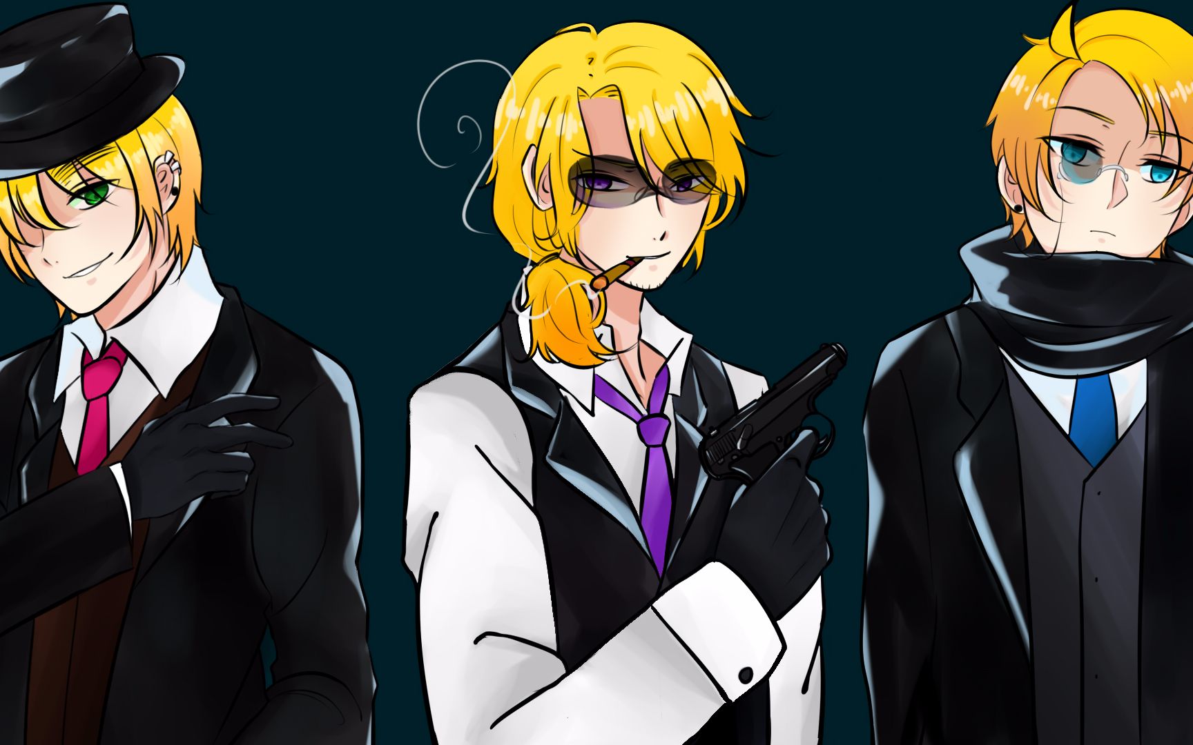 【aph手书】大小姐的逃亡生涯【金三角】_哔哩哔哩_bilibili