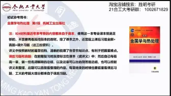 Tải video: 2021年 合肥工业大学 合工大 824材料科学基础一 金属学与热处理 考研 初试 专业课 划重点讲座