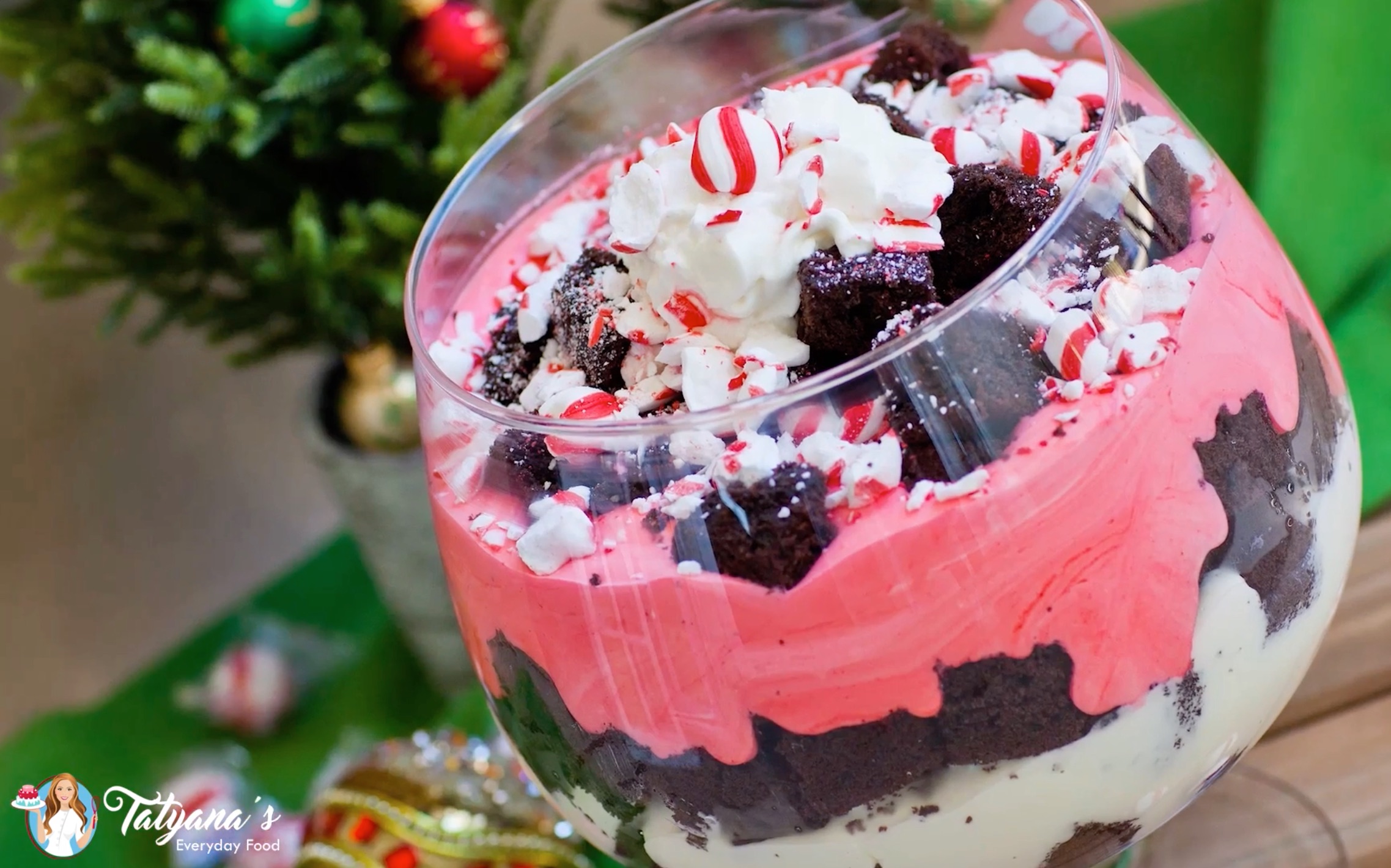 巧克力糖果乳脂松糕-trifle——tatyanaseverydayfood