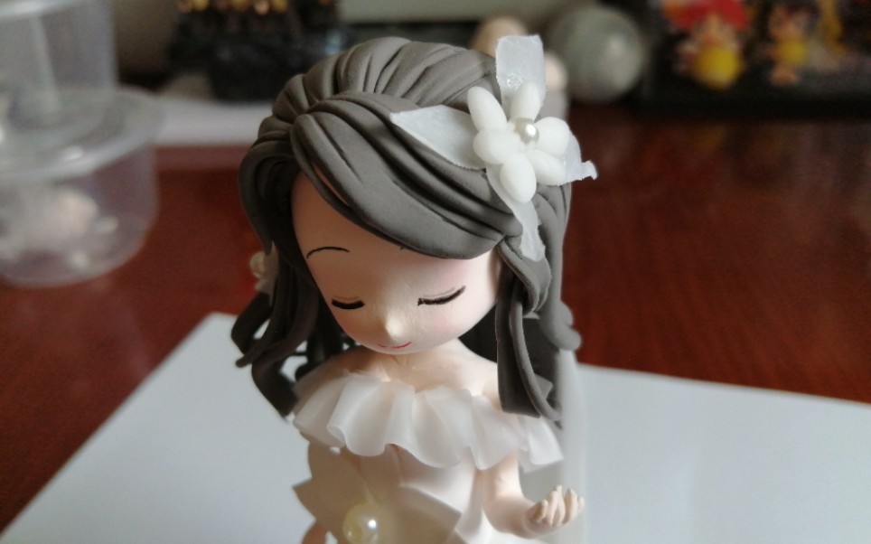 【超轻粘土】【婚纱】