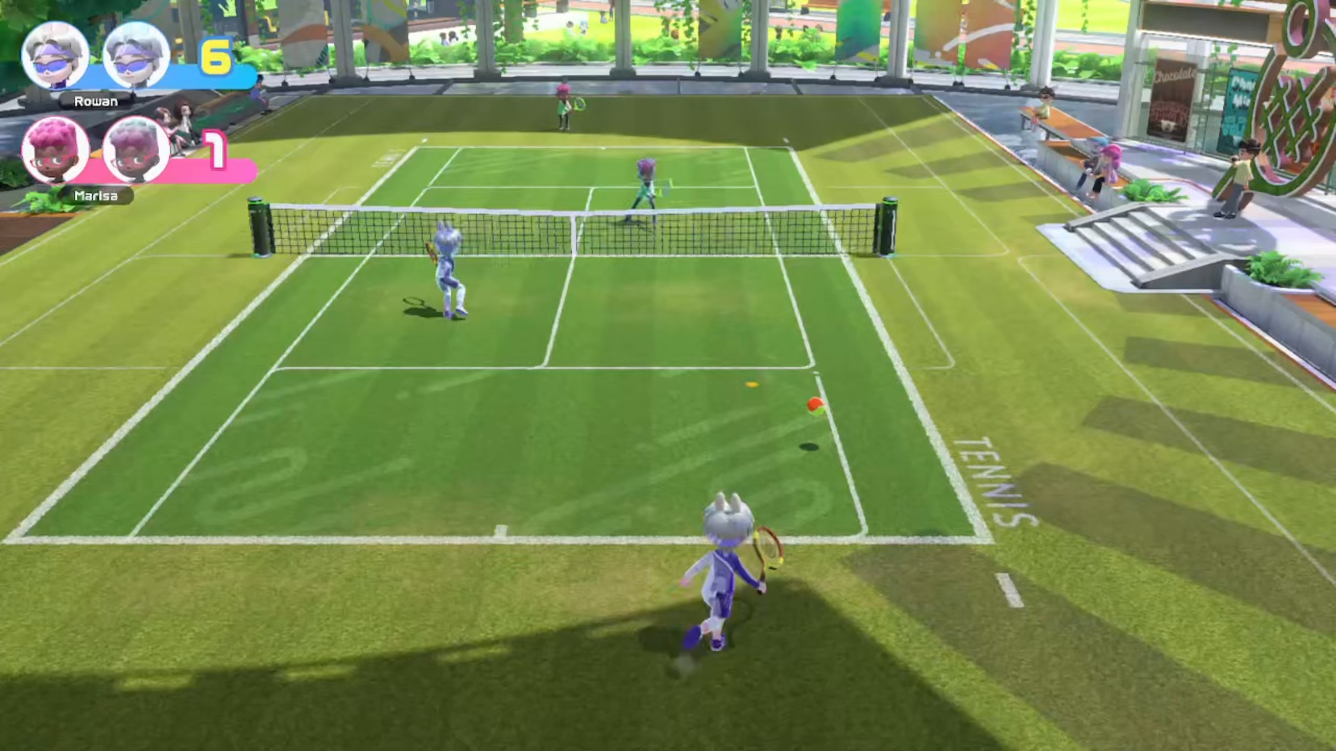 switch运动网球,赛点极限拉扯