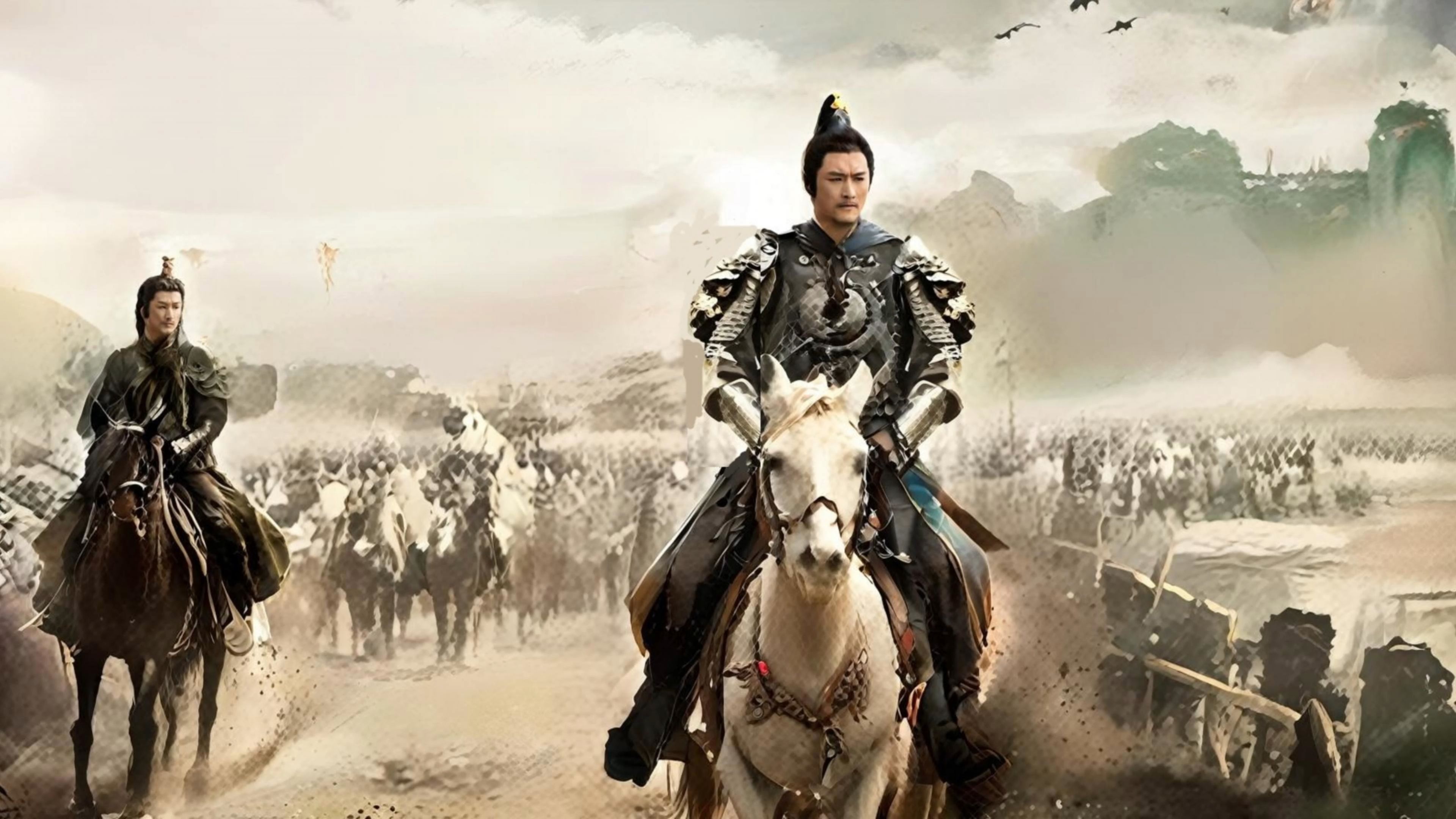 白马银枪素征袍(过霍去病墓)