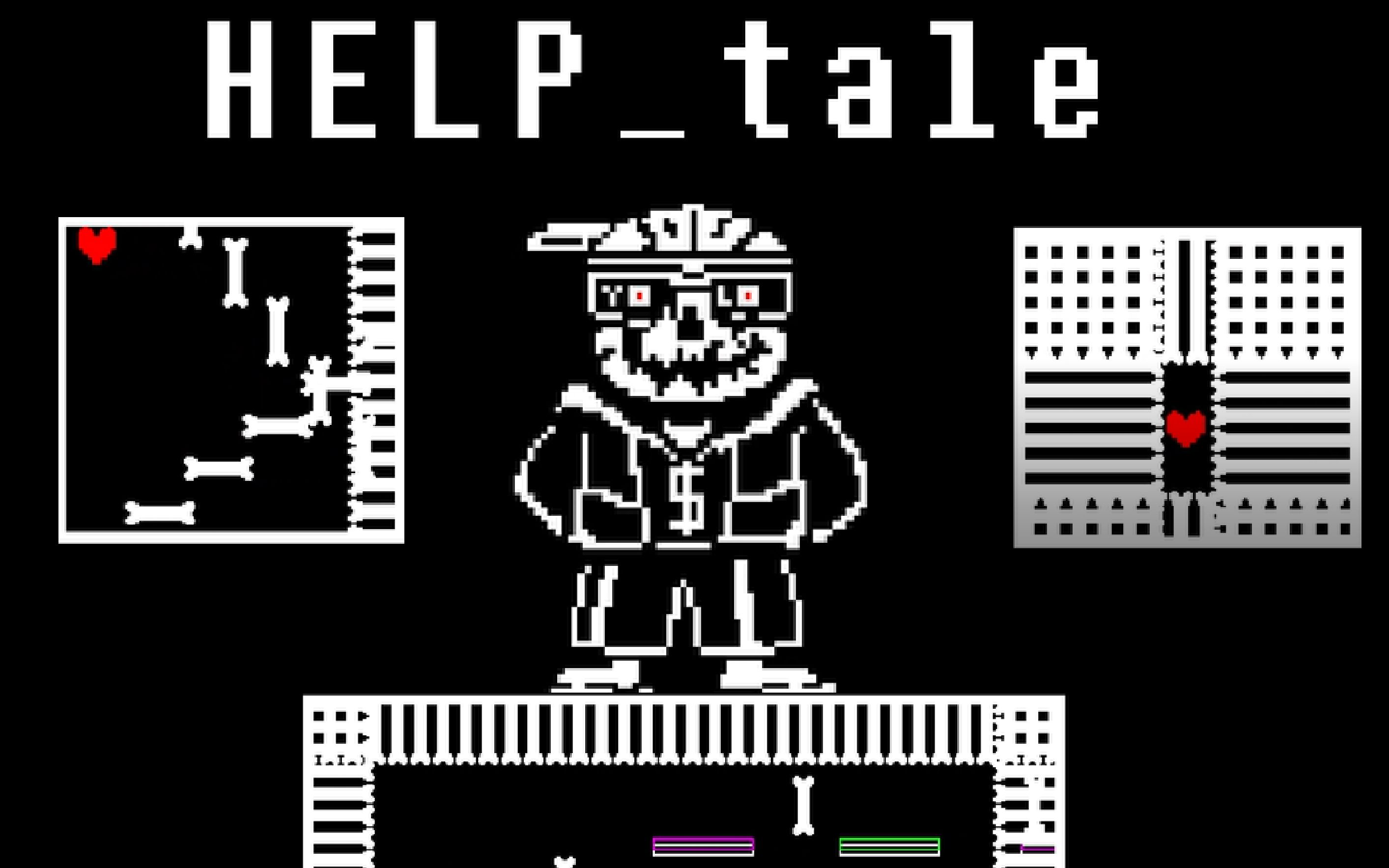 【undertale engine】help_tale 寄生蟲sans 無藥 by1個渣渣 (帶地址)