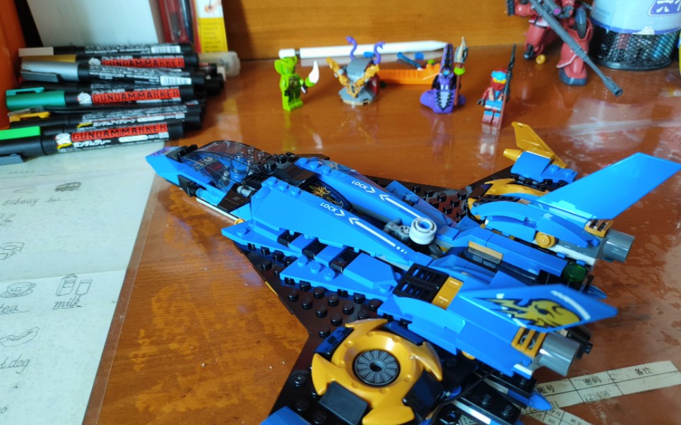 耗时两小时的乐高幻影忍者飞机全拼装过程