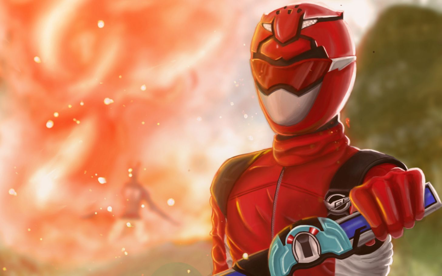 特摄mad 《特命战队go-busters》red buster_哔哩哔哩_bilibili