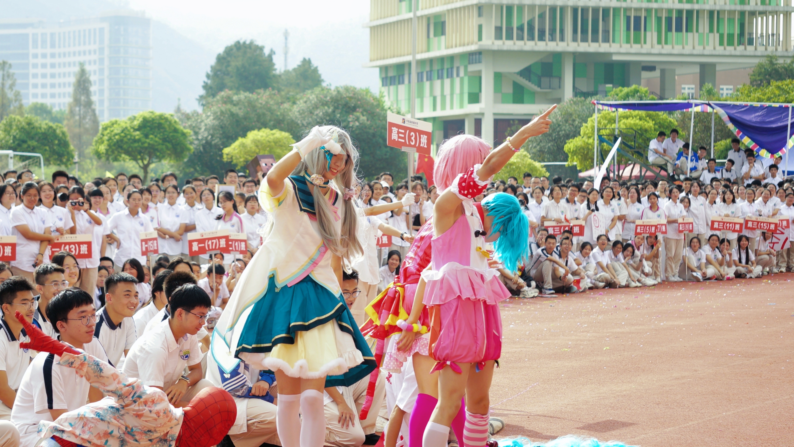 平阳县新城中学第四届运动会开幕式回放