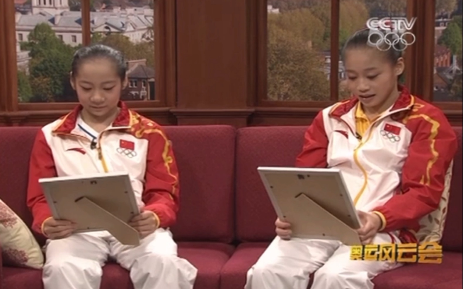 邓琳琳奥运风云会2012年平衡木上的邓琳琳与眭禄