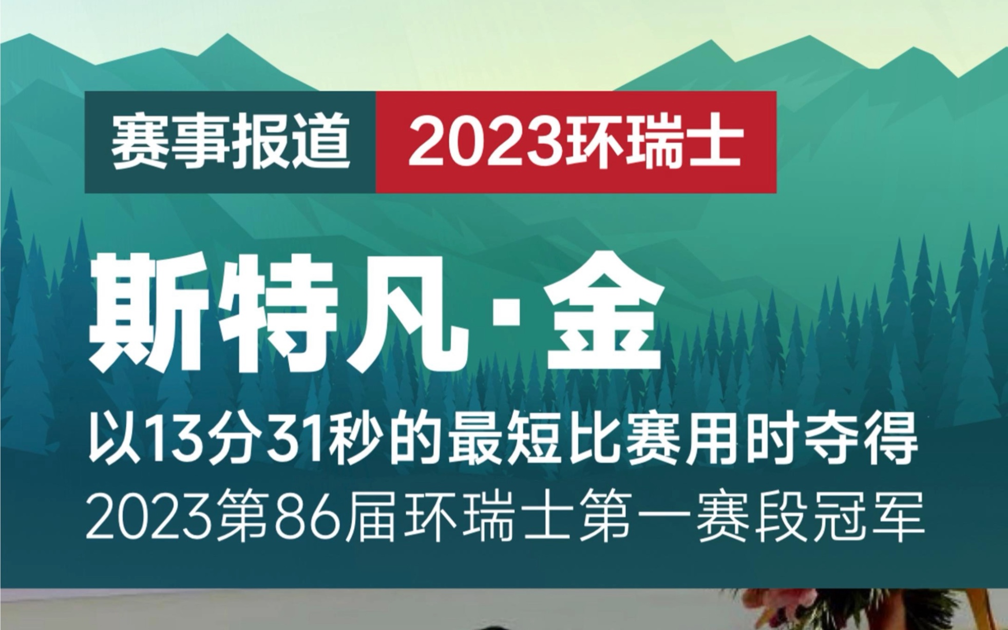 FDJ车队斯特凡ⷩ‡‘拿下2023第86届环瑞士第一赛段冠军哔哩哔哩bilibili