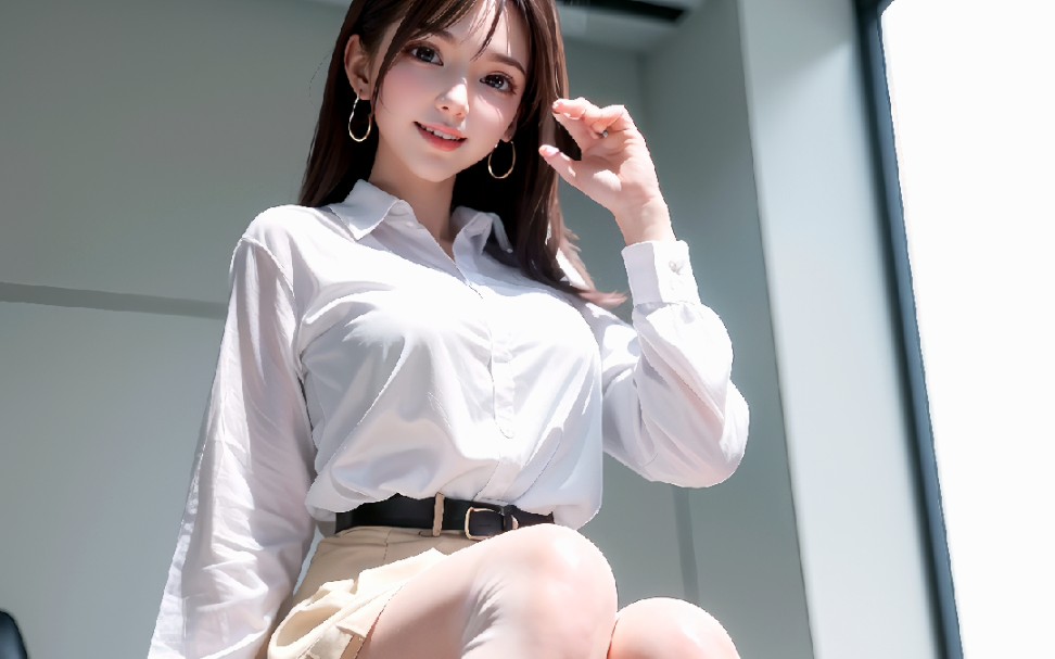 【ai绘画】丝袜风格—办公室女郎