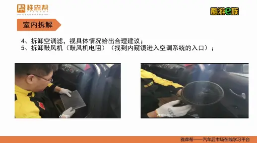 汽车空调清洗流程、卖点、销售话术