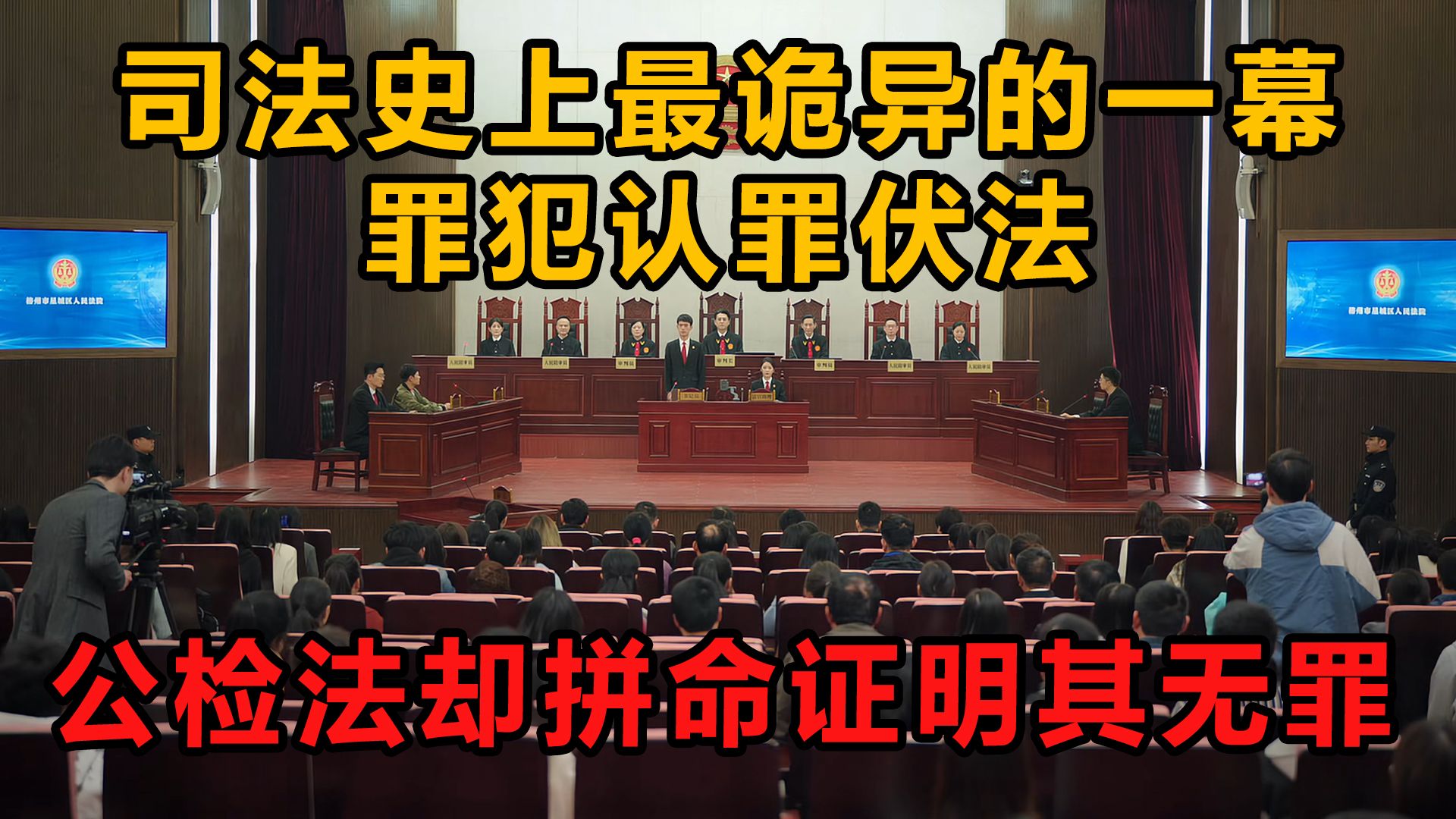 司法史上最诡异的一幕,罪犯认罪伏法,公检法却拼命证明其无罪哔哩哔哩bilibili