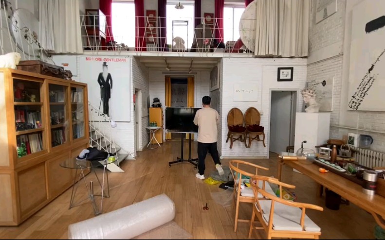 北京宋庄艺术区300平一层复式工作室出租层高6米,适合工作室画室办公