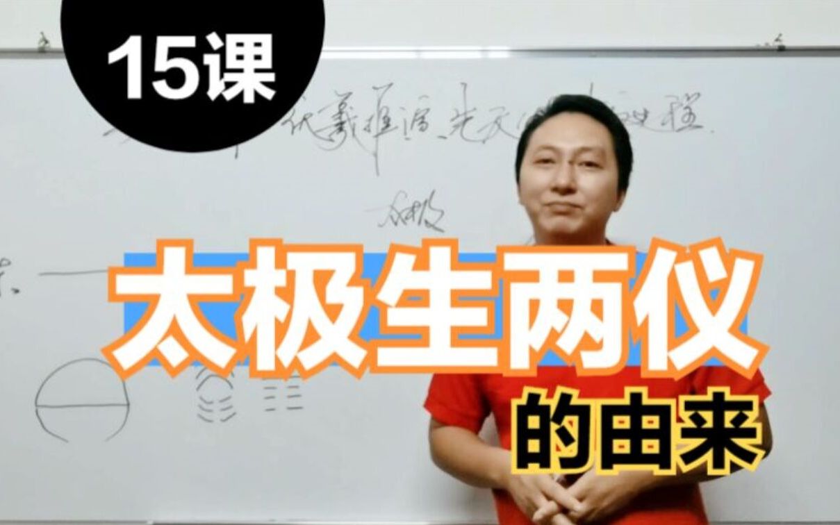 太极生两仪是什么意思,太极生两仪的由来,与天文学有什么关系,张洋八字基础视频教程第15课哔哩哔哩bilibili