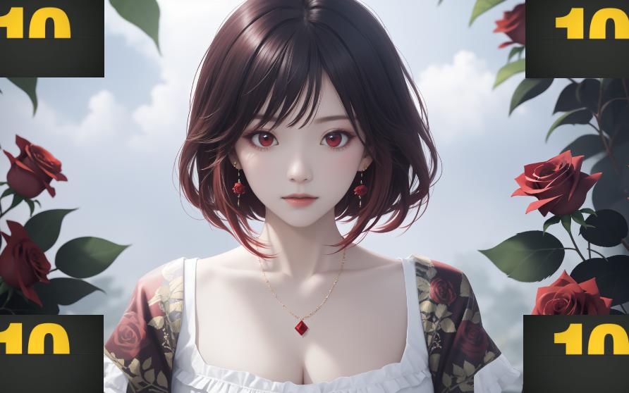 ai绘画生成动画作品须尽欢与牵丝戏2k分辨率2580美女头像壁纸墨幽2.