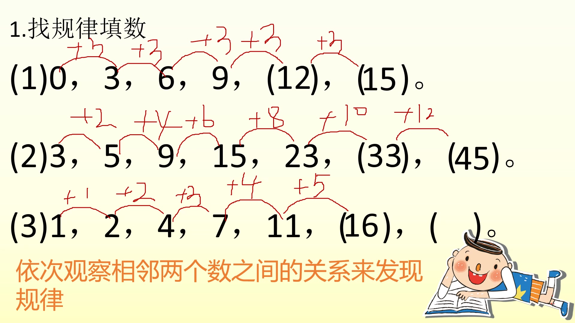 [图]小学一年级奥数题找规律