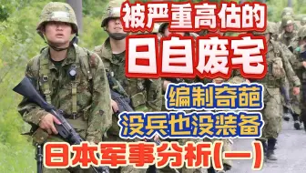 被严重高估的日自废宅 编制奇葩 没兵也没装备：日本军事分析(一)