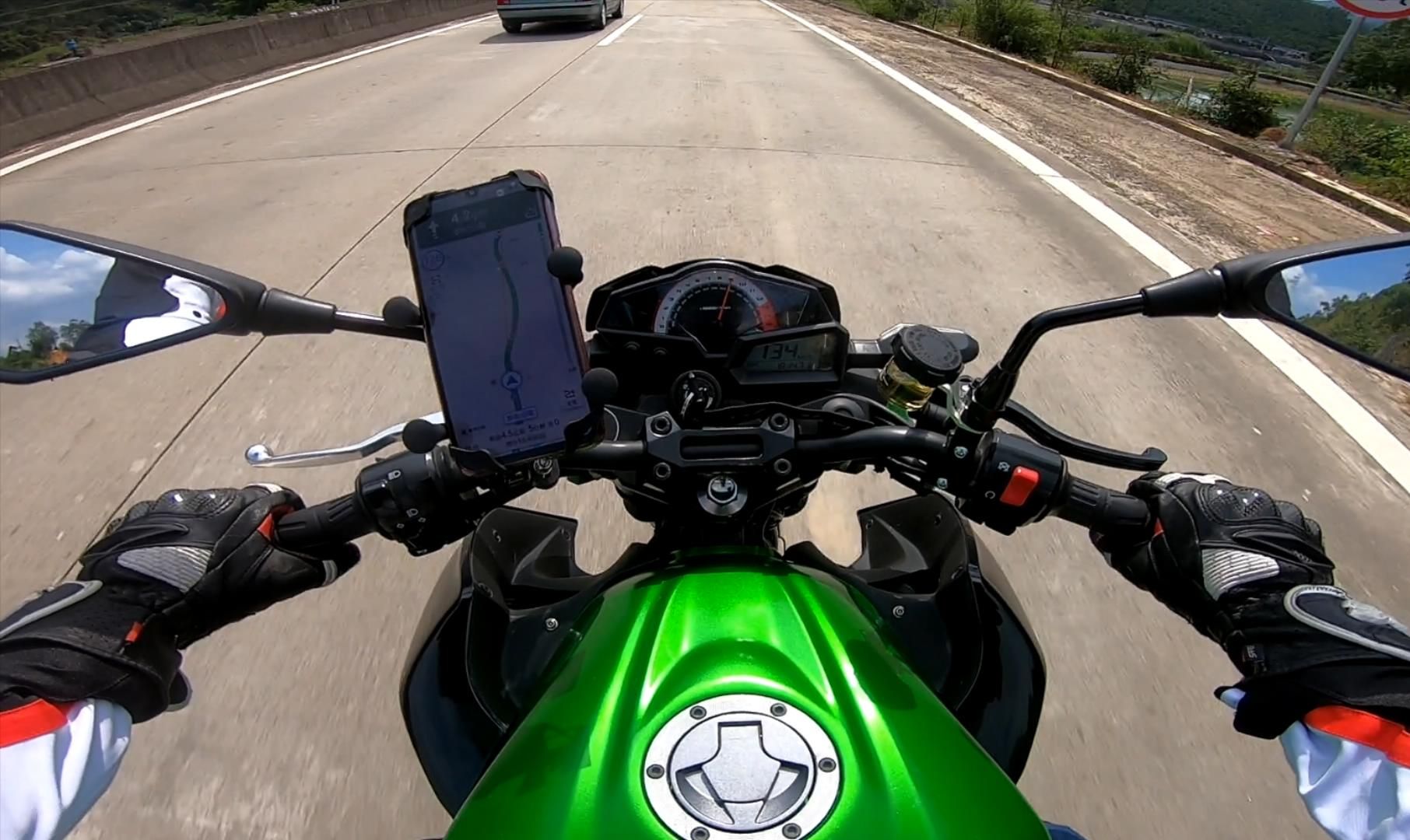 【川崎z250】没活可以咬打火机 电子限速135版本