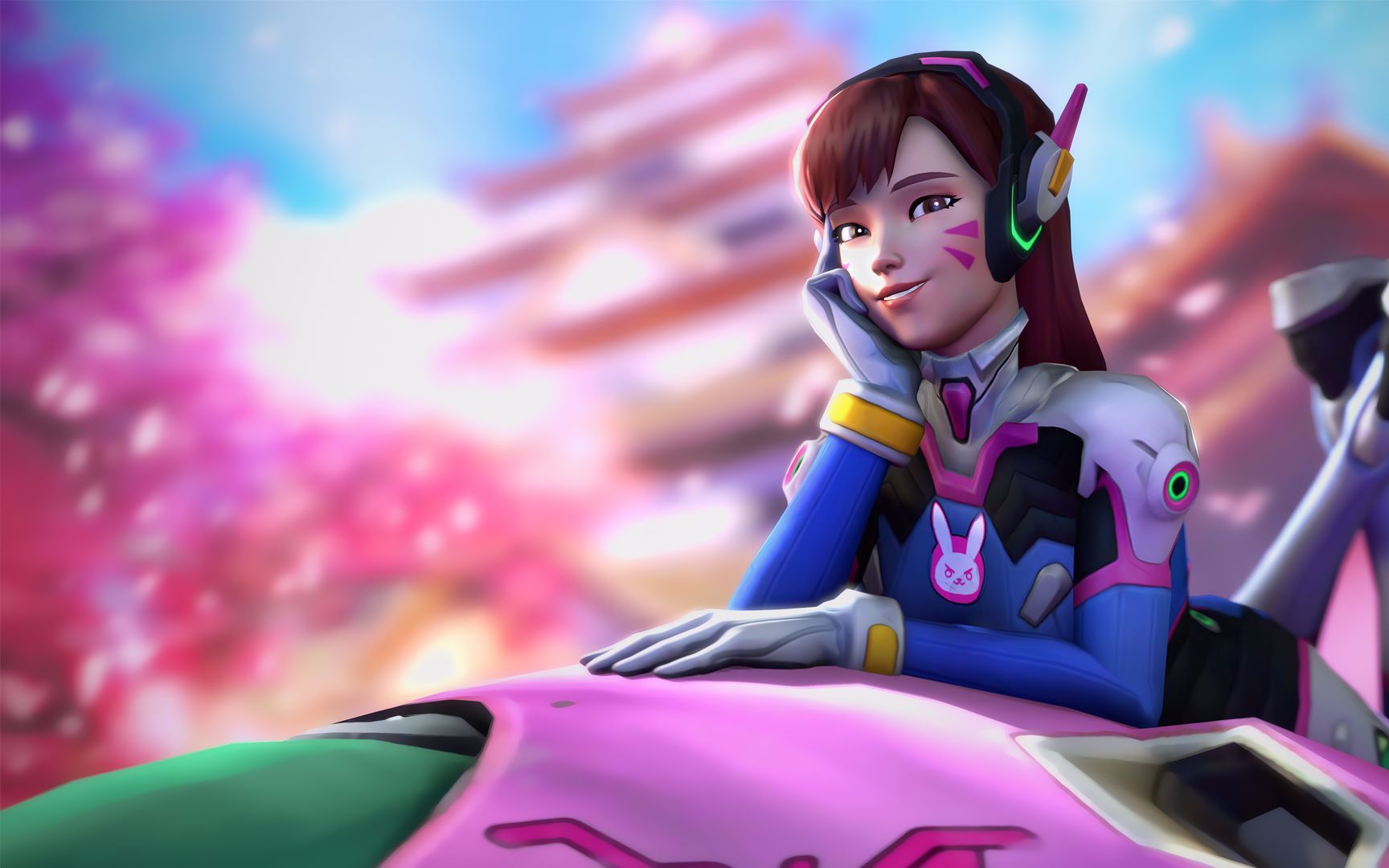 【莫西莫西/守望先锋】dva真的是守望先锋里最好上最佳的人物吧_哔哩