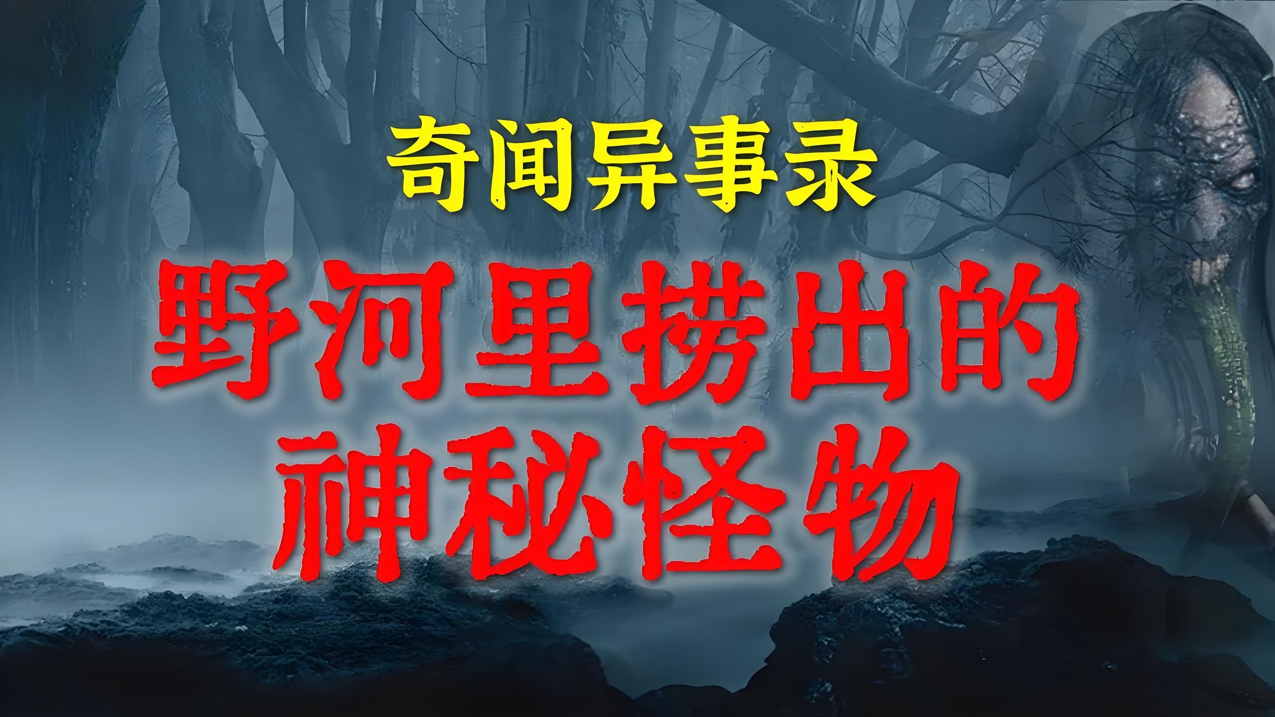 【灵异故事】早年间河里打捞出一条神秘怪物 西北能把活人吓死的恐怖传闻 鬼故事 灵异诡谈 恐怖故事 解压故事 网友讲述的灵异故事 「民间鬼故事灵哔哩...