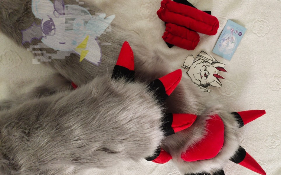 兽装fursuitギルバート委托的龙爪07▽胖乎乎的哦