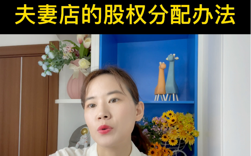 夫妻店的夫妻股权如何分配呢?哔哩哔哩bilibili