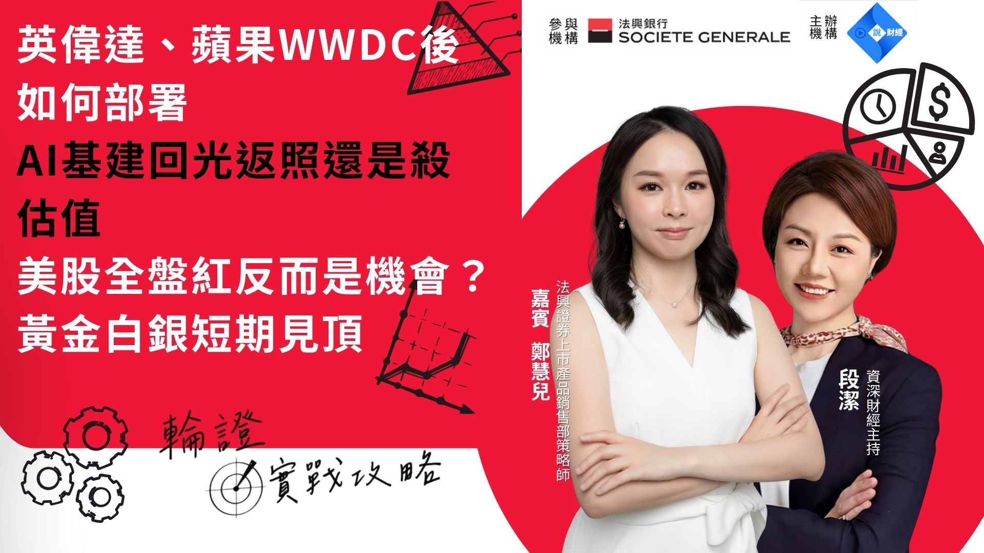 【輪證實戰攻略】英偉達、蘋果WWDC後如何部署｜AI基建回光返照還是殺估值｜美股全盤紅反而是機會？｜黃金白銀短期見頂｜法興Coral