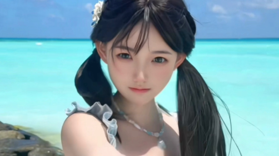 姐姐你挡着我看海了