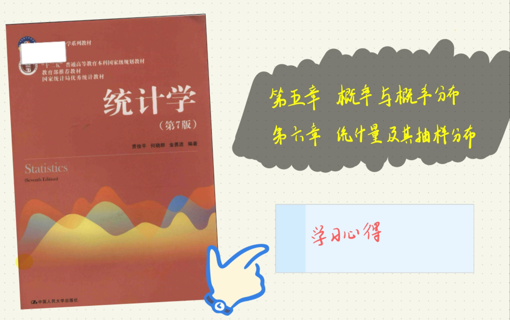 【应用统计学】贾俊平《统计学》第七版 第五六章 概率与概率分布 统计量及抽样分布学习心得/统计学432 统计学848 期末复习哔哩哔哩bilibili