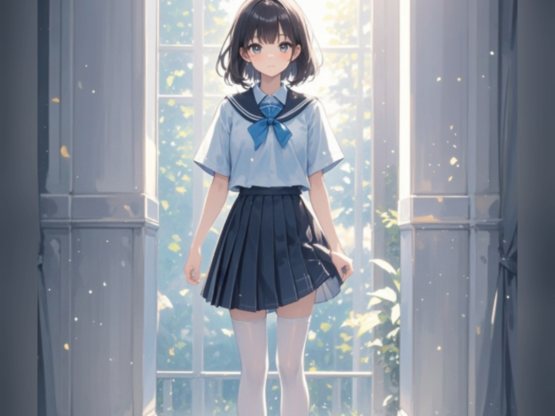 【八雪党成员】豆包ai生成的各种日系二次元校园制服女生的照片,来