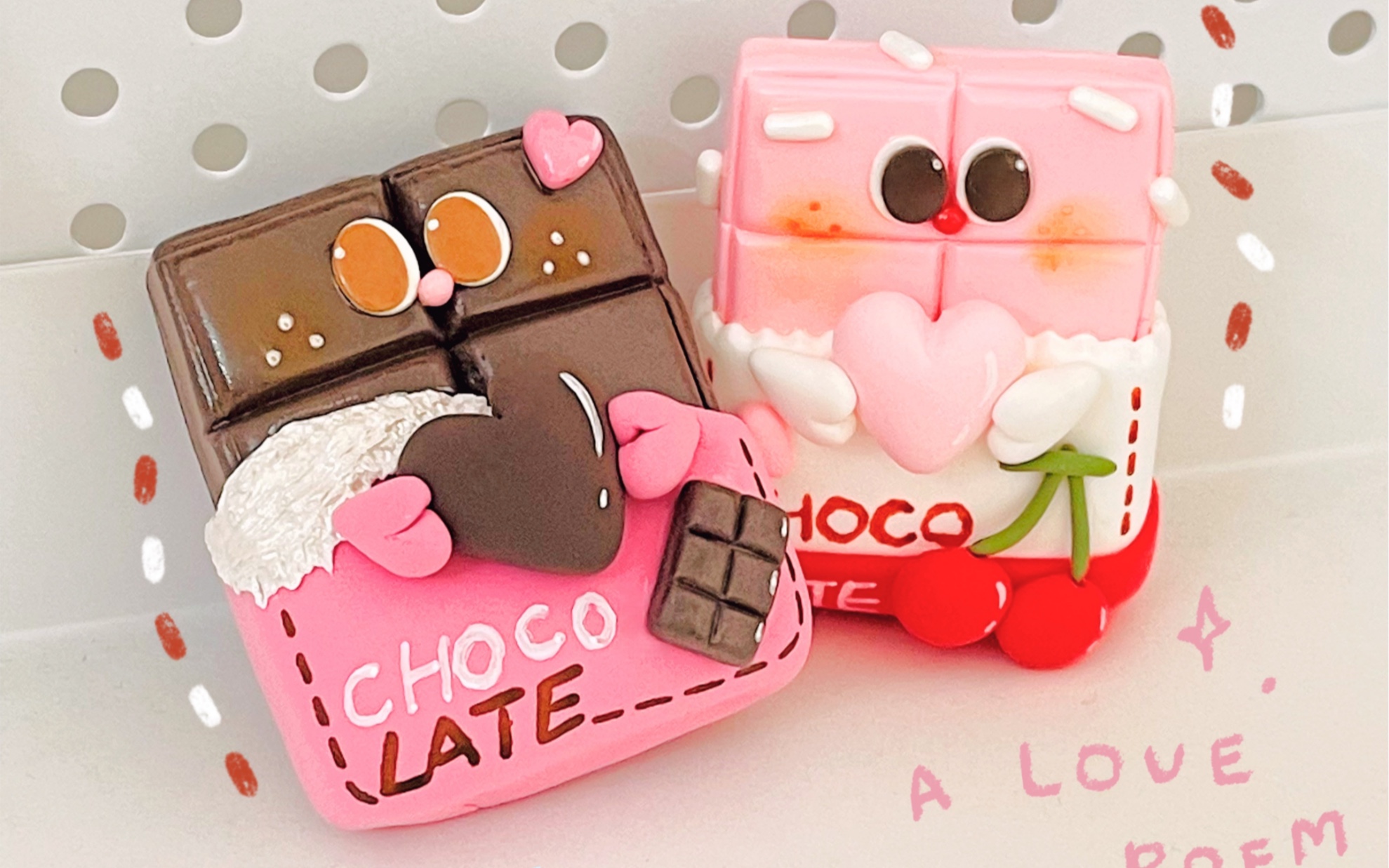 粘土教程|爱心巧克力