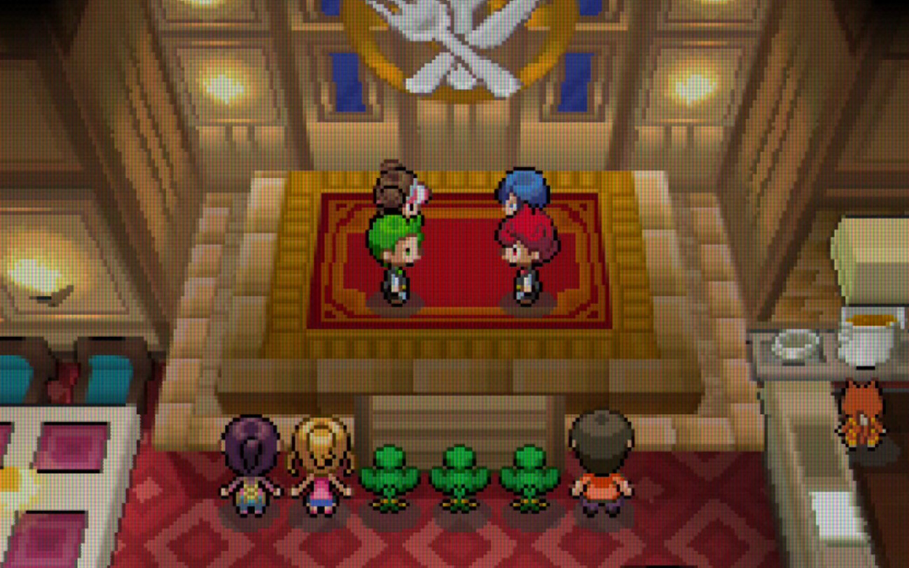 口袋妖怪黑白2 和天桐暴打他的手足兄弟