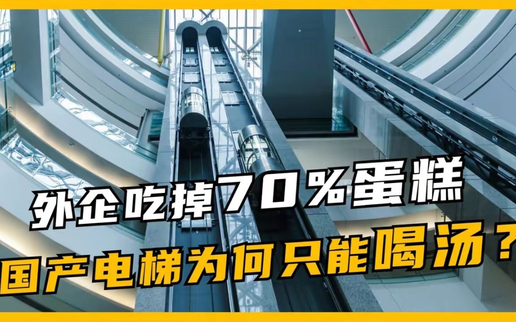 中国电梯市场全球第一10家外企吃掉70蛋糕国产该如何反击