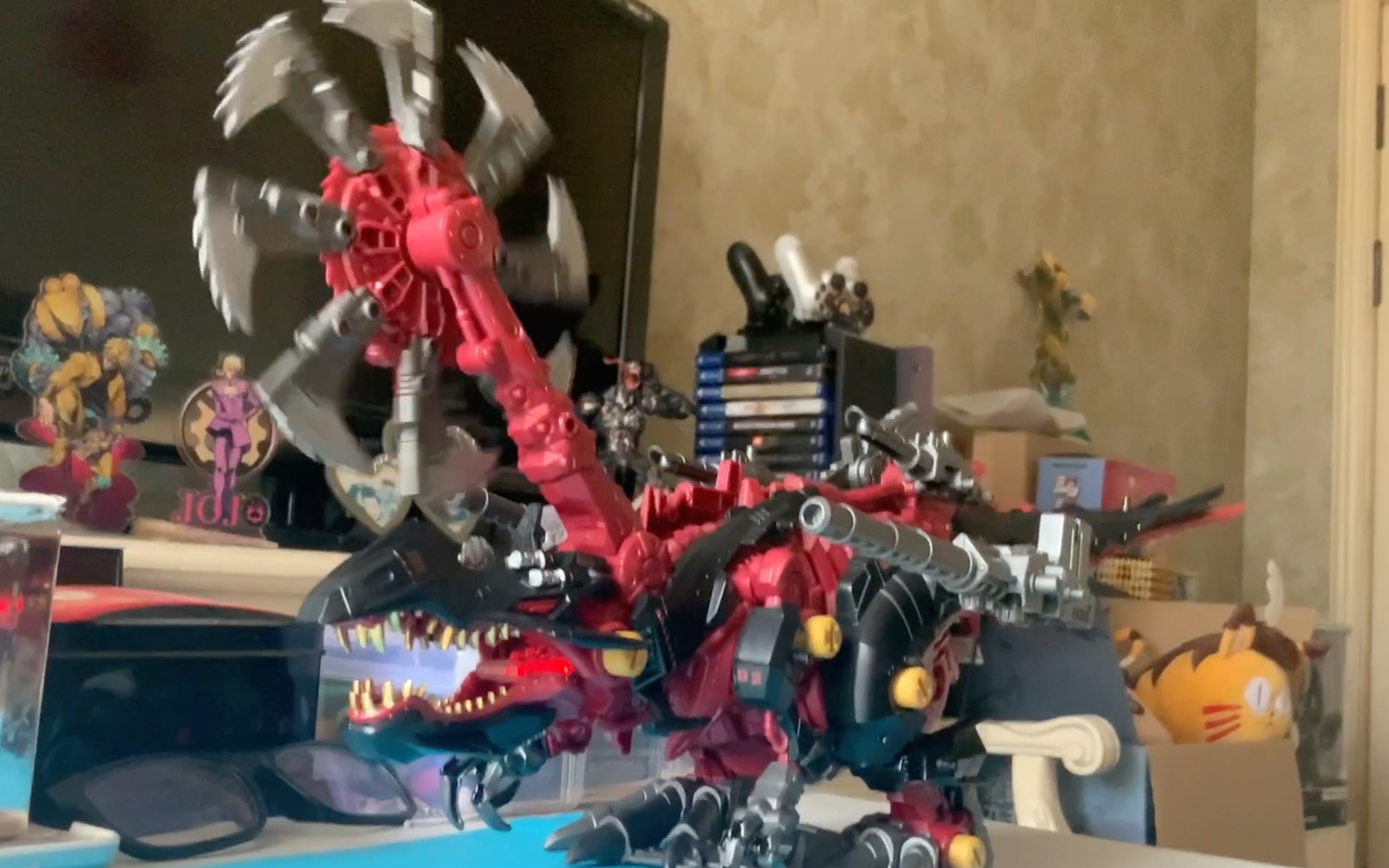 索斯机兽:歼灭棘龙模型展示,坚持做下去!一定有人看!