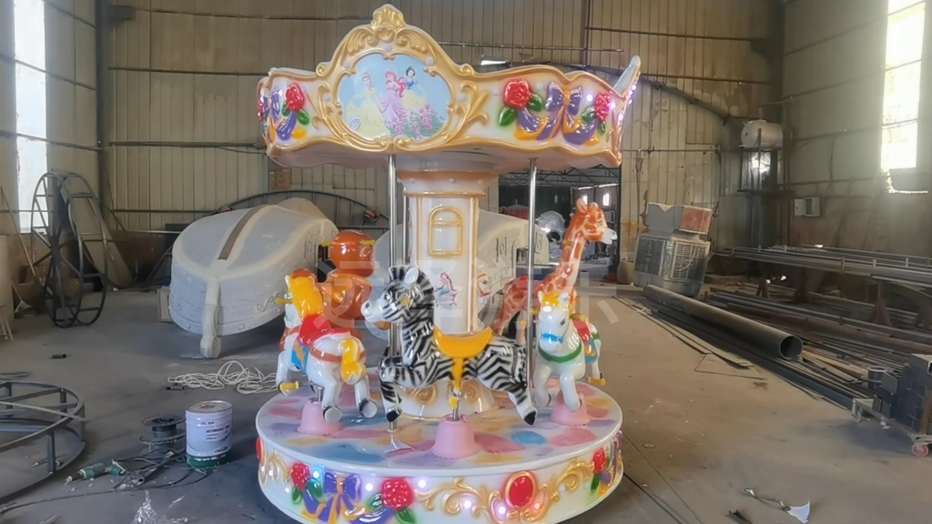 迷你转马儿童款室内游乐设备,游乐场设备