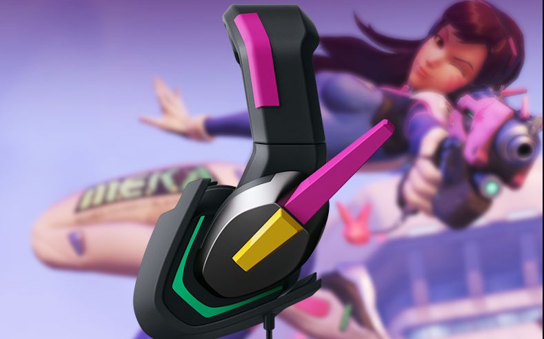 【开箱】razer/雷蛇 d.va定制外观游戏耳机开箱 d.va爱你哟