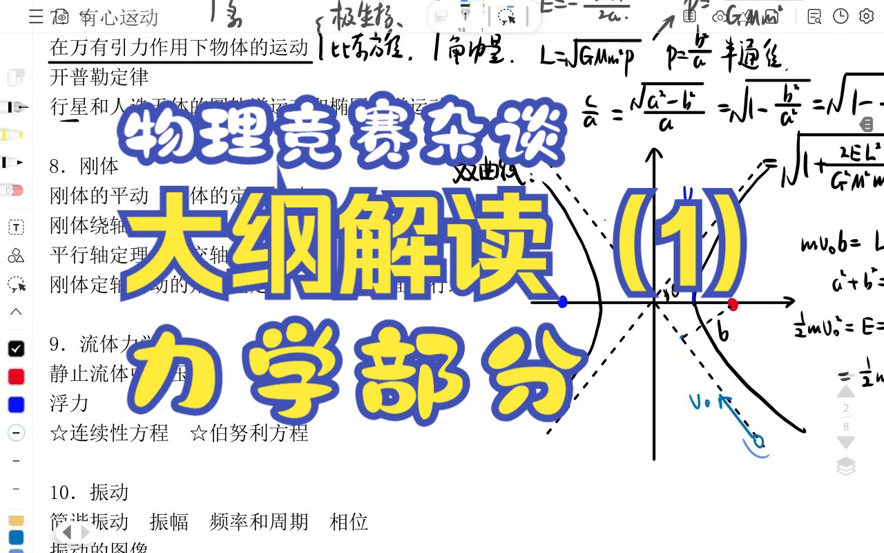 [图]【物理竞赛考纲解读】力学部分