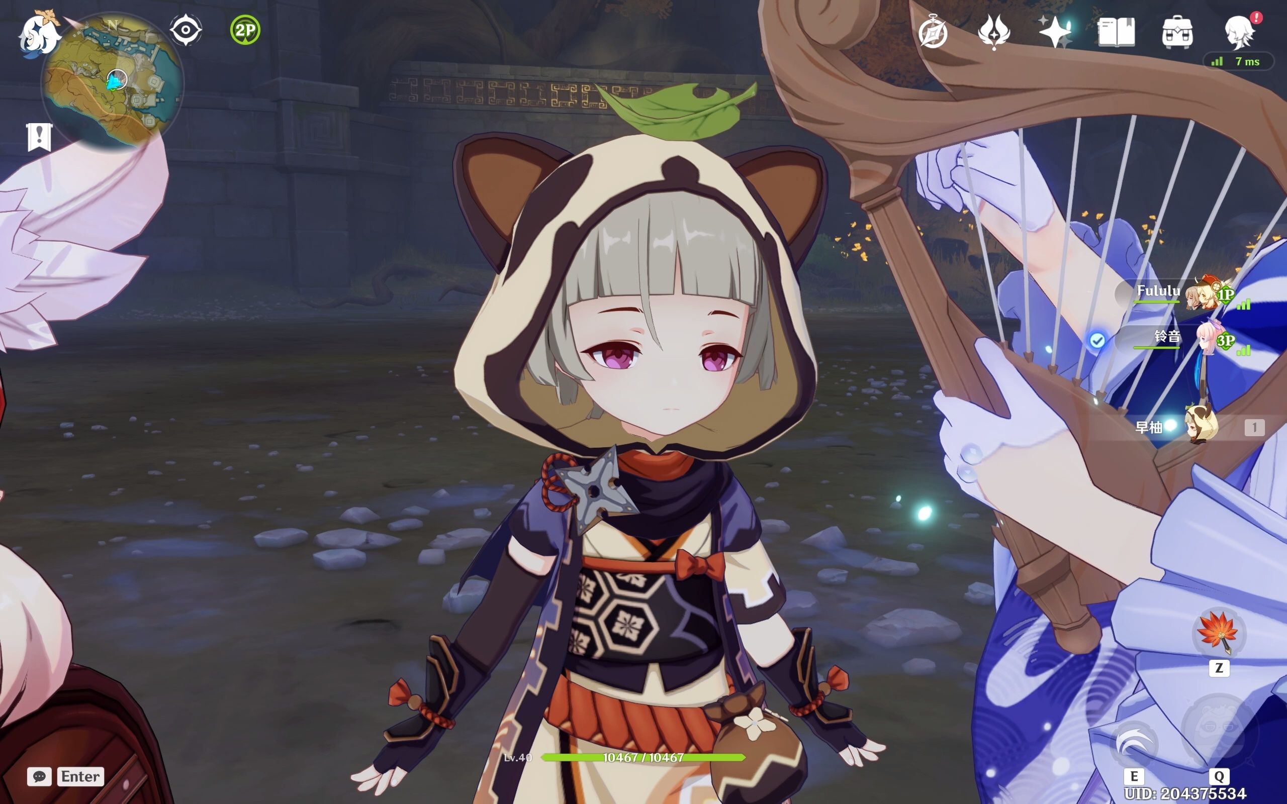 遇到原琴玩家的快乐_哔哩哔哩bilibili_原神