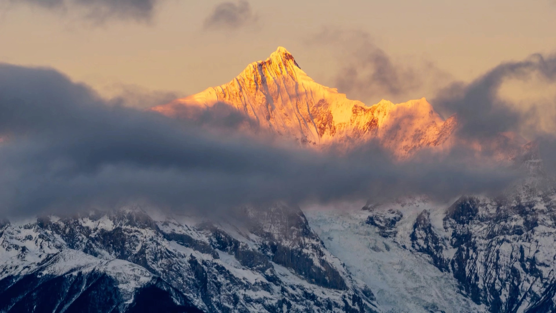 梅里雪山照片高清图片图片