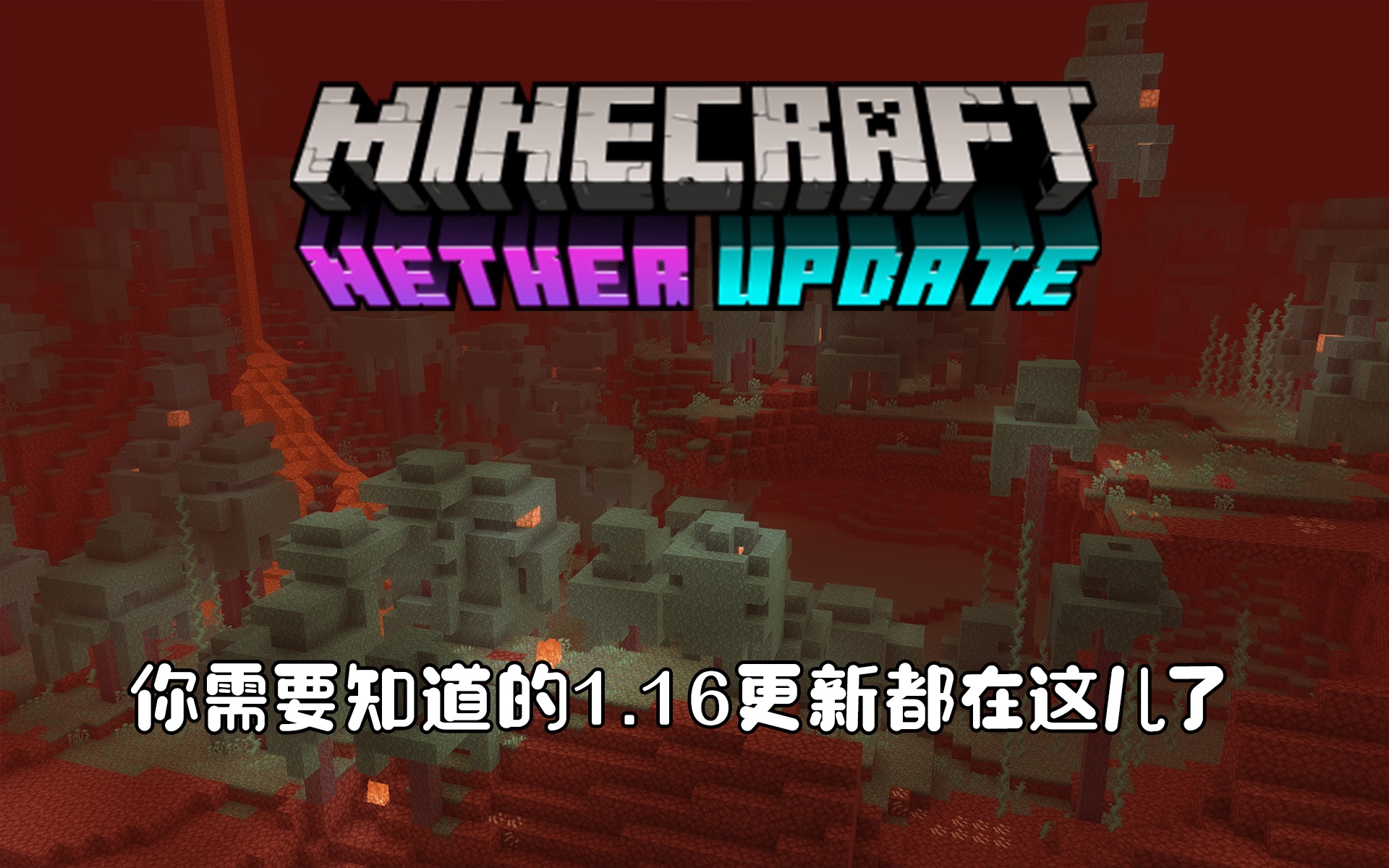 你需要知道的我的世界116更新全在这儿了全英文中文字幕已安排