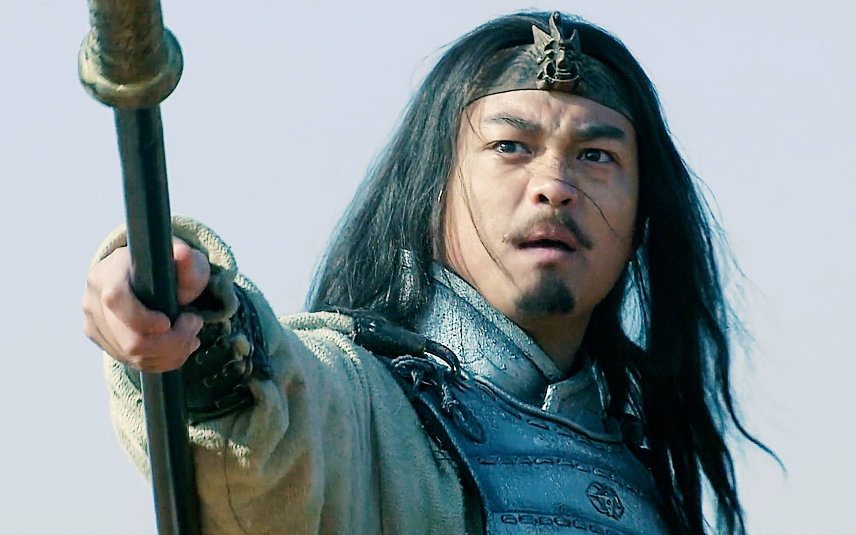 马超曹操你只会逞口舌之利敢与我决斗吗许褚待吾下去将汝拿下