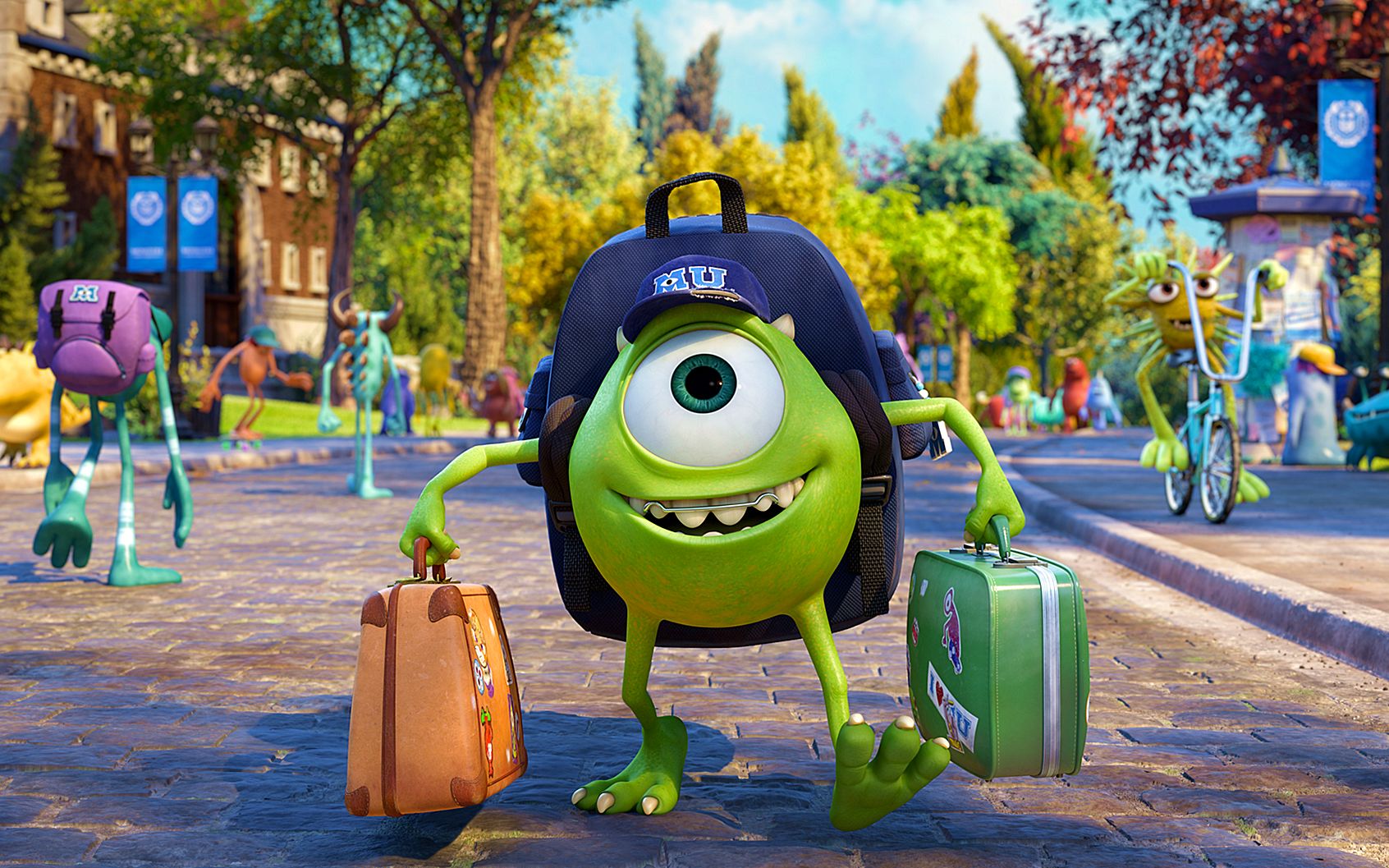 小怪兽去怪兽学校上学,因为长得太萌被开除了,一部搞笑动画电影