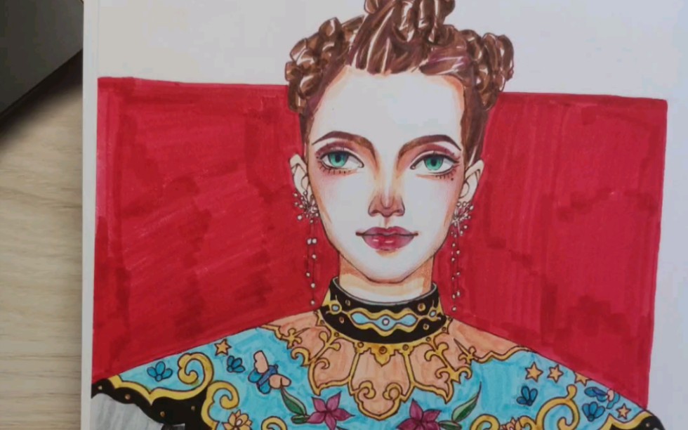 活动  【服装画】头部练习