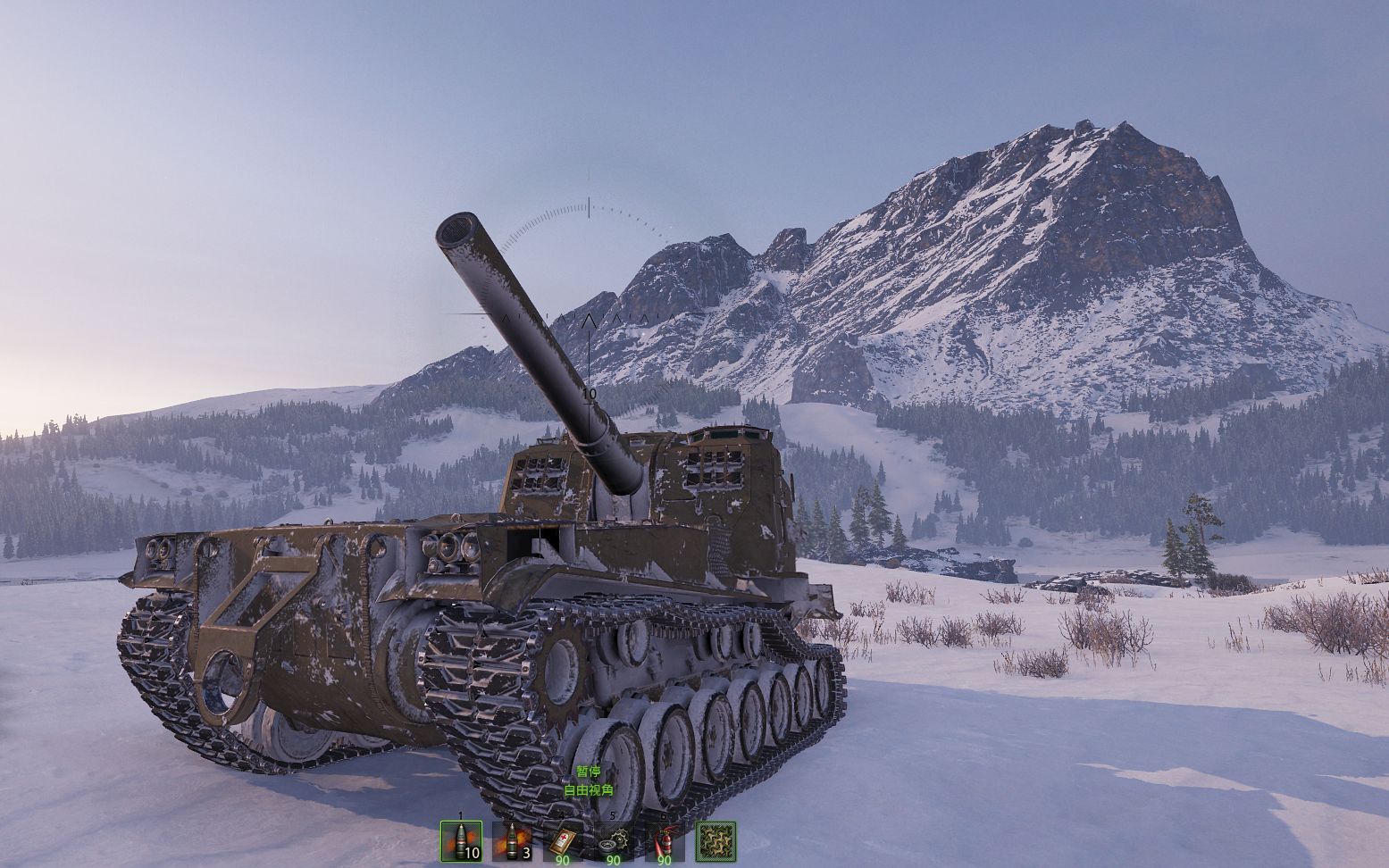 无处藏身 美系火炮m53-55战术讲解(极地冰原)_哔哩哔哩_bilibili