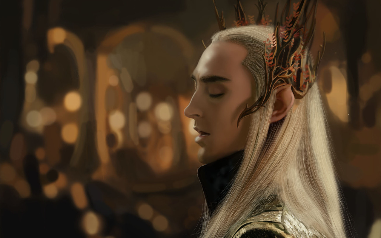 【zbrush】魔戒之精灵王游戏角色手办在线雕刻视频教学(三)