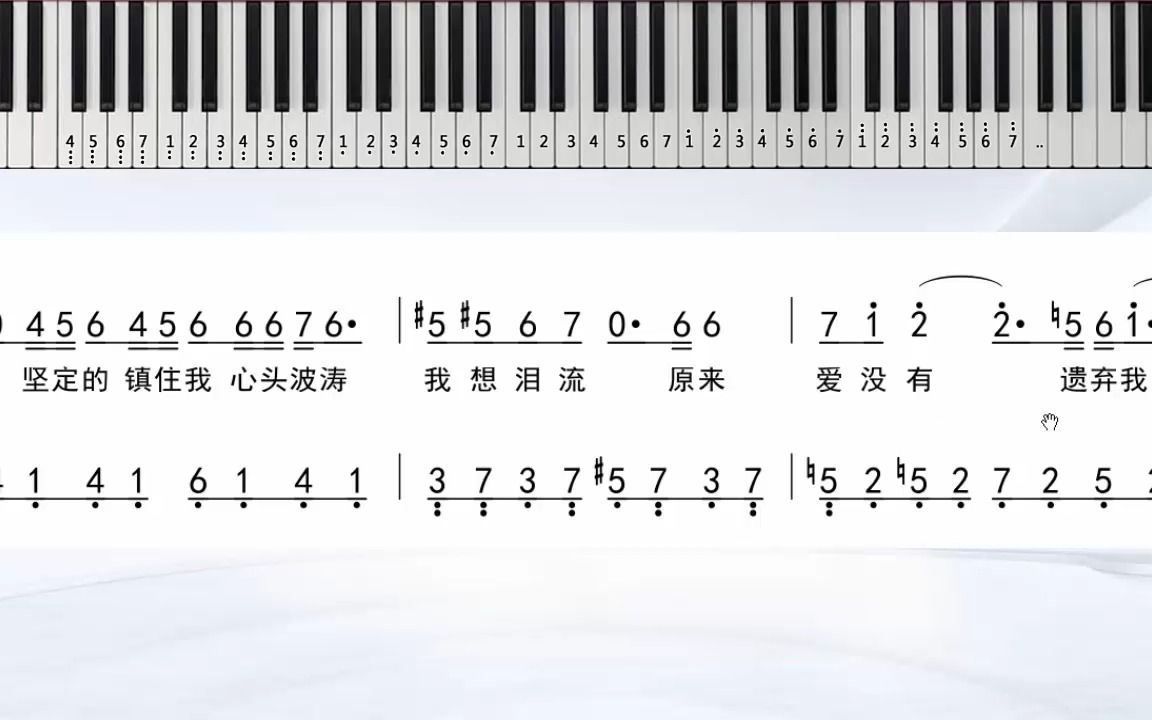 dearjohn钢琴简谱数字图片